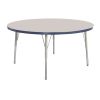 Berries® 42"Dia. Round Activity Table, 24" - 31" Leg Height - Navy