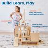 Wooden Hollow Blocks 18-Piece Set - Natural
