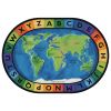 Circletime Around the World Rug Oval - 7'6" x 12'