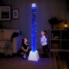 6ft Sensory Bubble Tube Lamp with Fake Fish