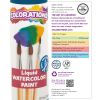 Colorations® Paraben-Free Liquid Watercolor™ Paint -Gold, 8 oz.