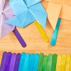 Colorations® Large Colored Wood Craft Sticks - 500 Pieces
