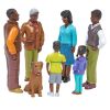 Excellerations® Pretend Play Figures - Extended African-American Family