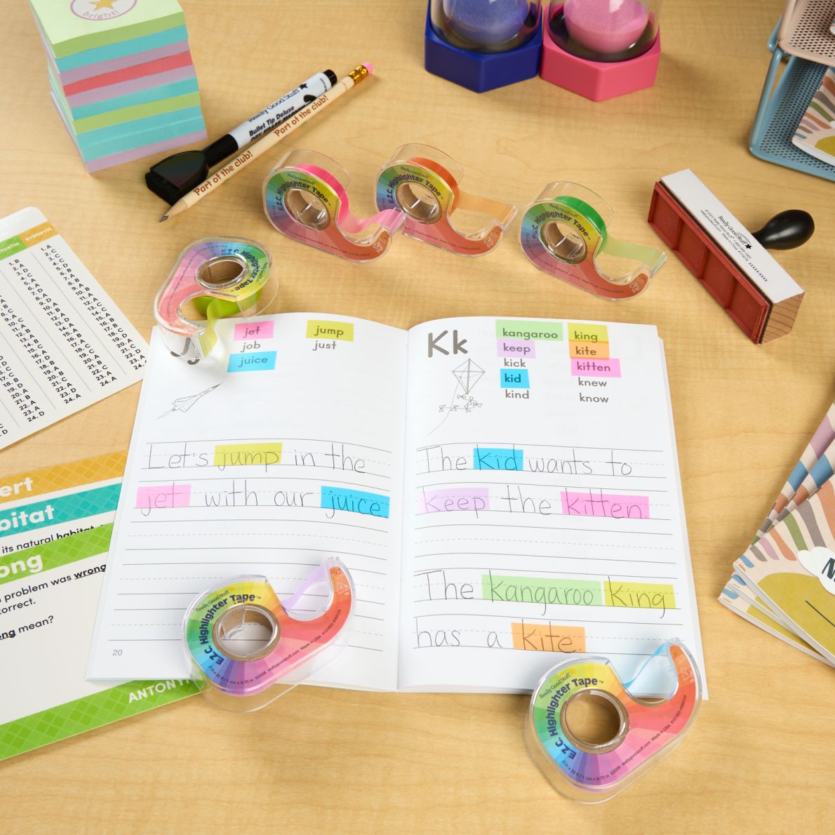 E.Z.C. Highlighter Tape 1/2in Wide 32ft Long