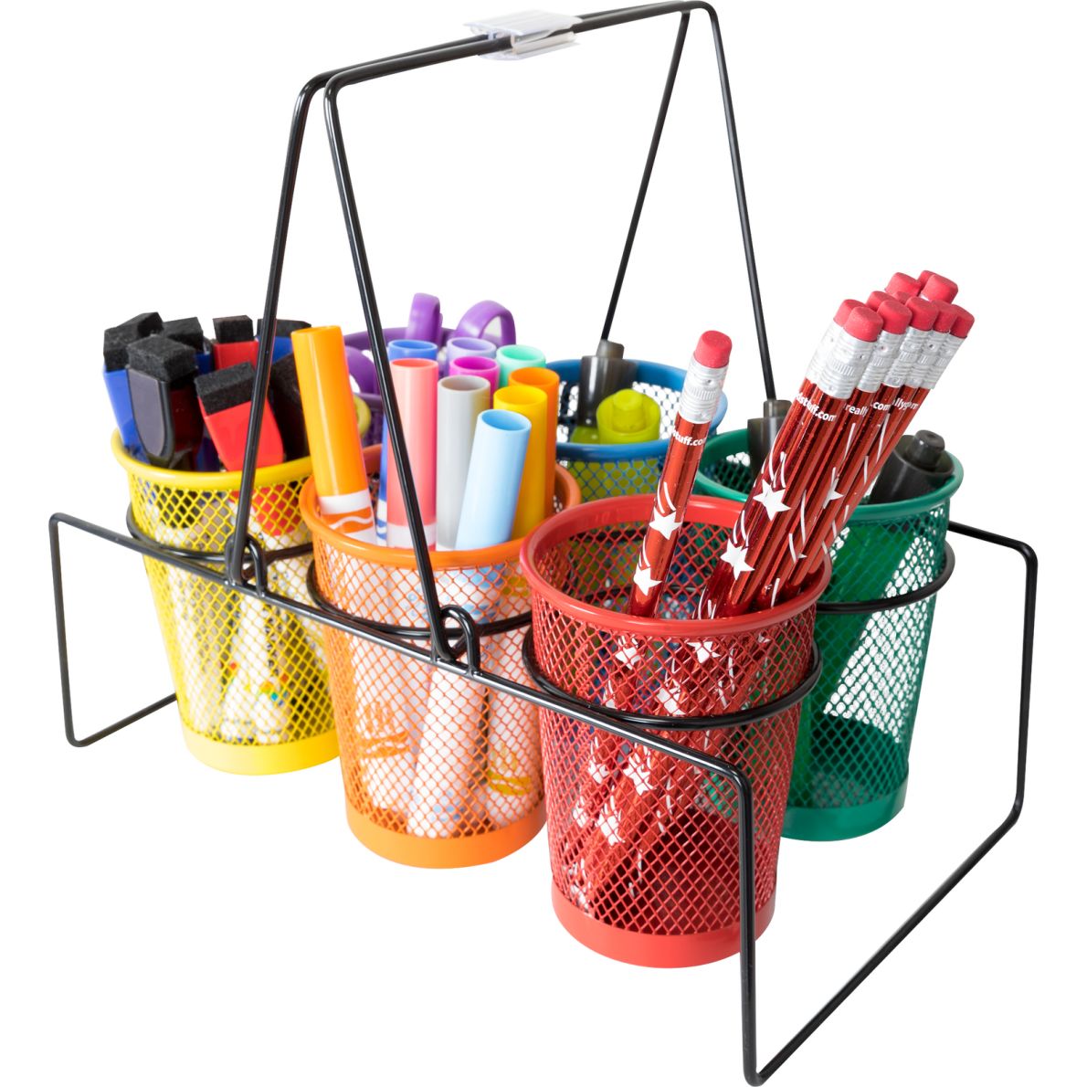 Store More® Wire Works Classroom Supply Caddy 1 caddy, 6 cups