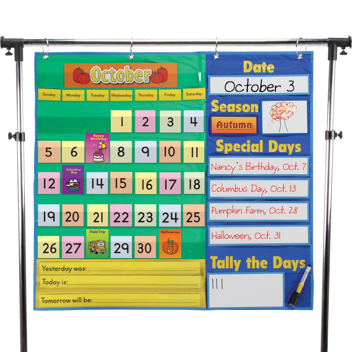 Really Good Stuff® Today s Calendar Pocket Chart™