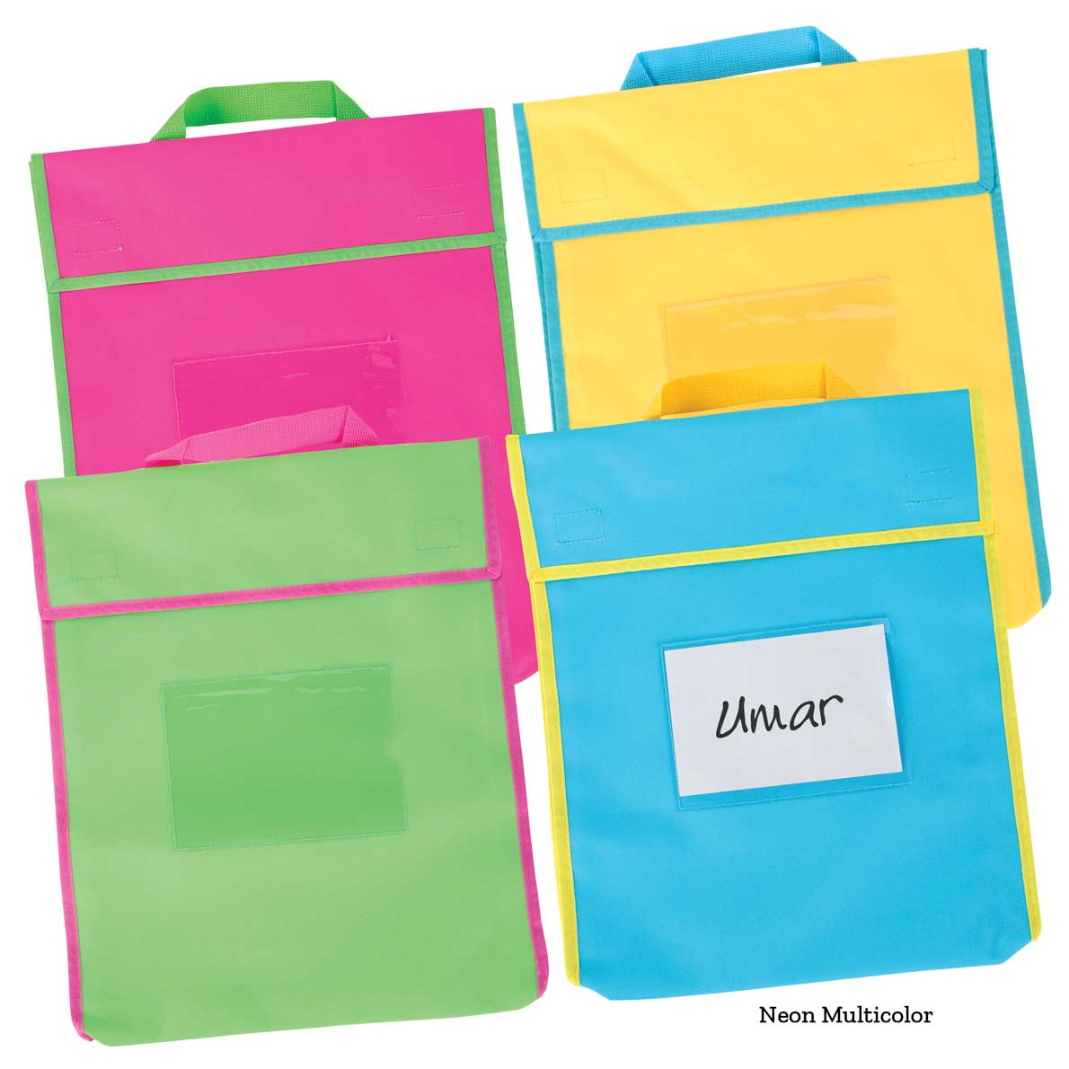 Store More® Large Book Pouches Single Color Set Of 4
