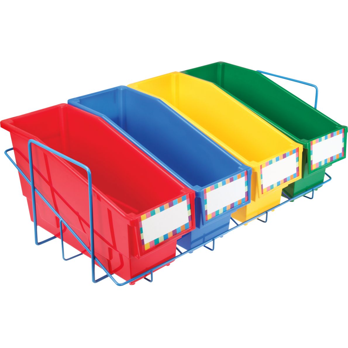 Store More® Book And Binder Holder With Stabilizer Wing Storage Rack