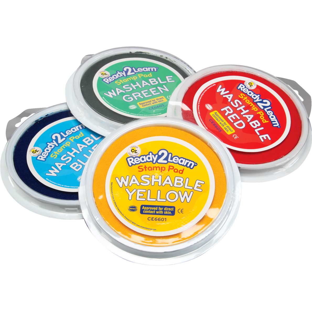 Washable Paint/Ink Stamp Pads Set Of 4