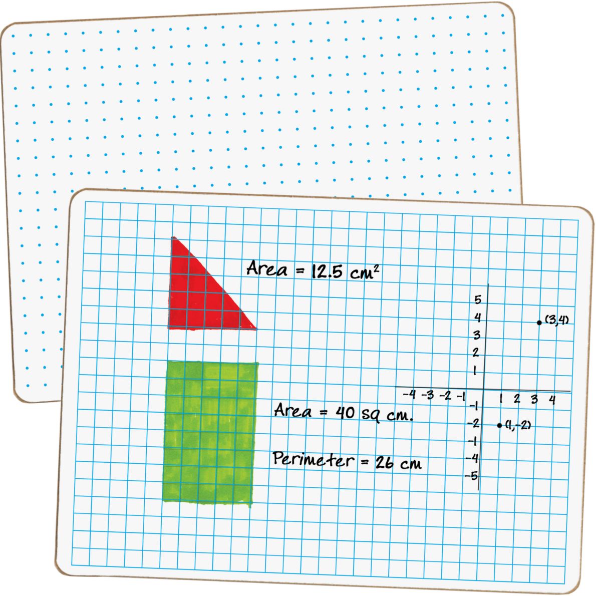 Math Dry Erase Board Kit 36 dry erase boards