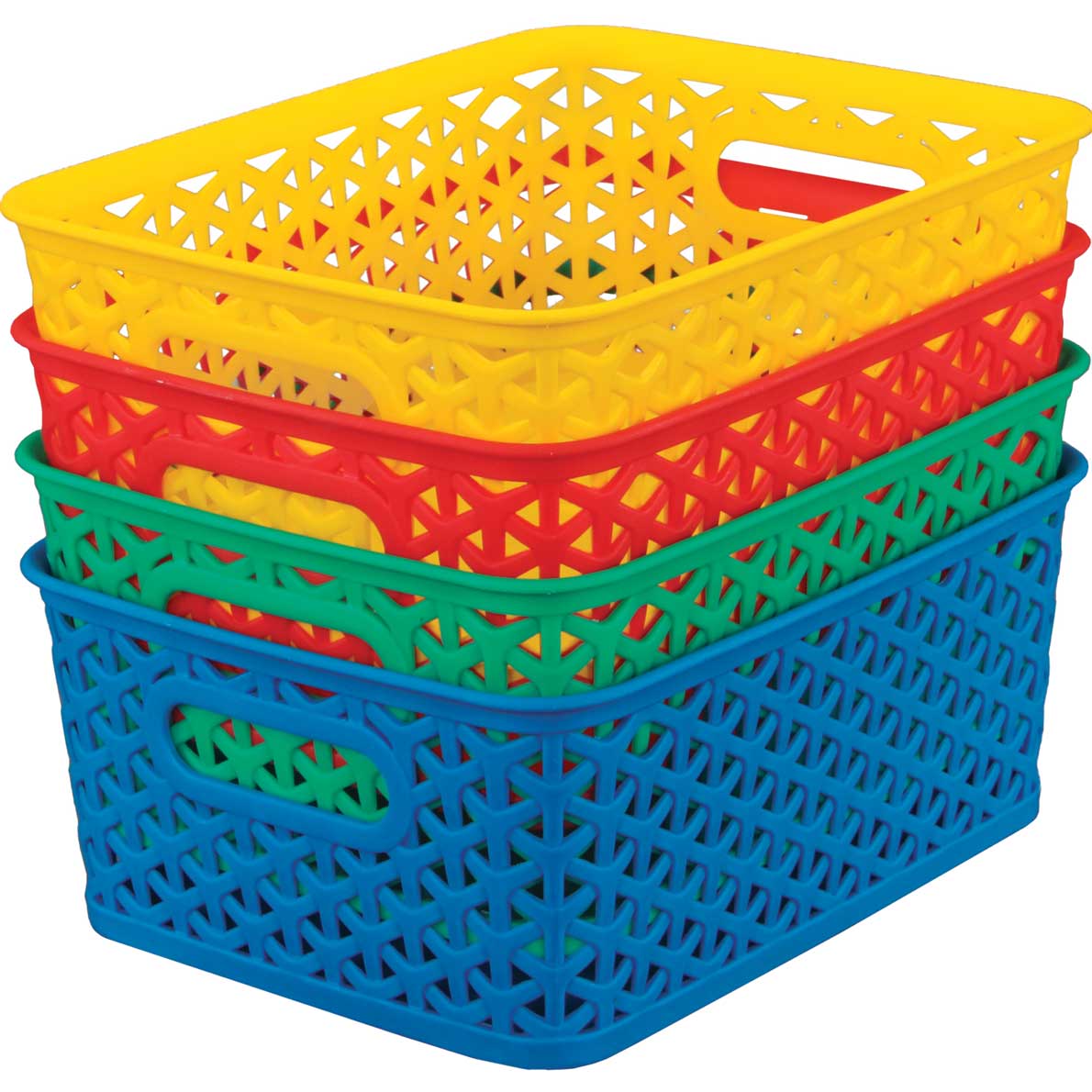 Book And Supply Baskets, Medium Rectangle Primary