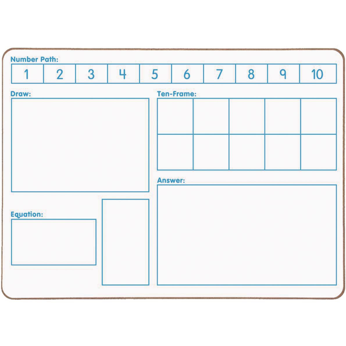 Solving Problems TwoSided Dry Erase Boards Set