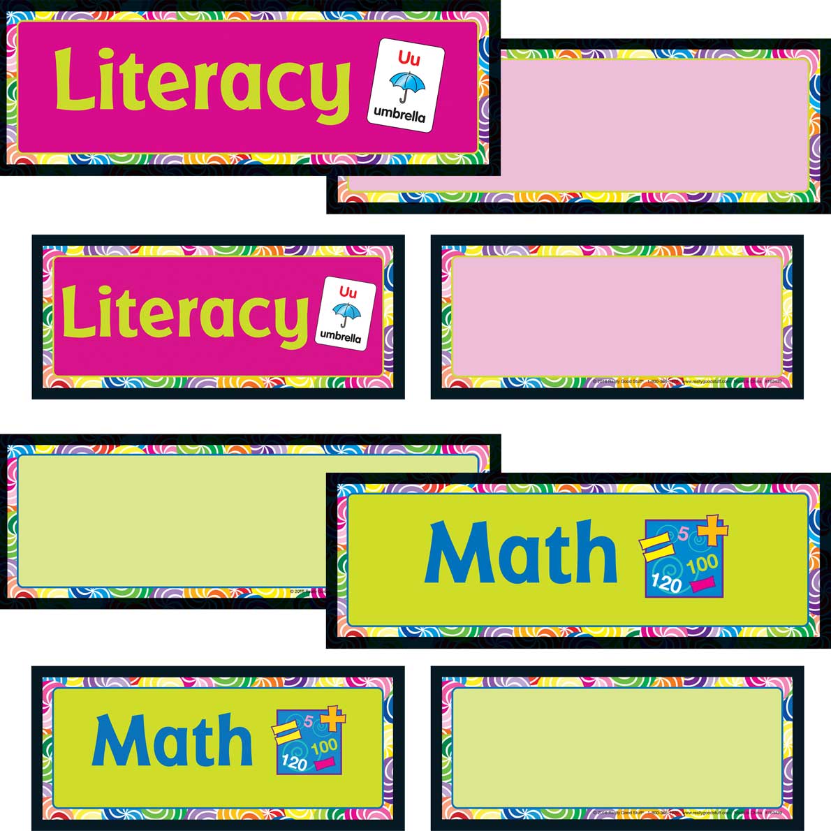 Centers EZTuck Clip 'N' Track Pocket Chart™ With Center Labels 1