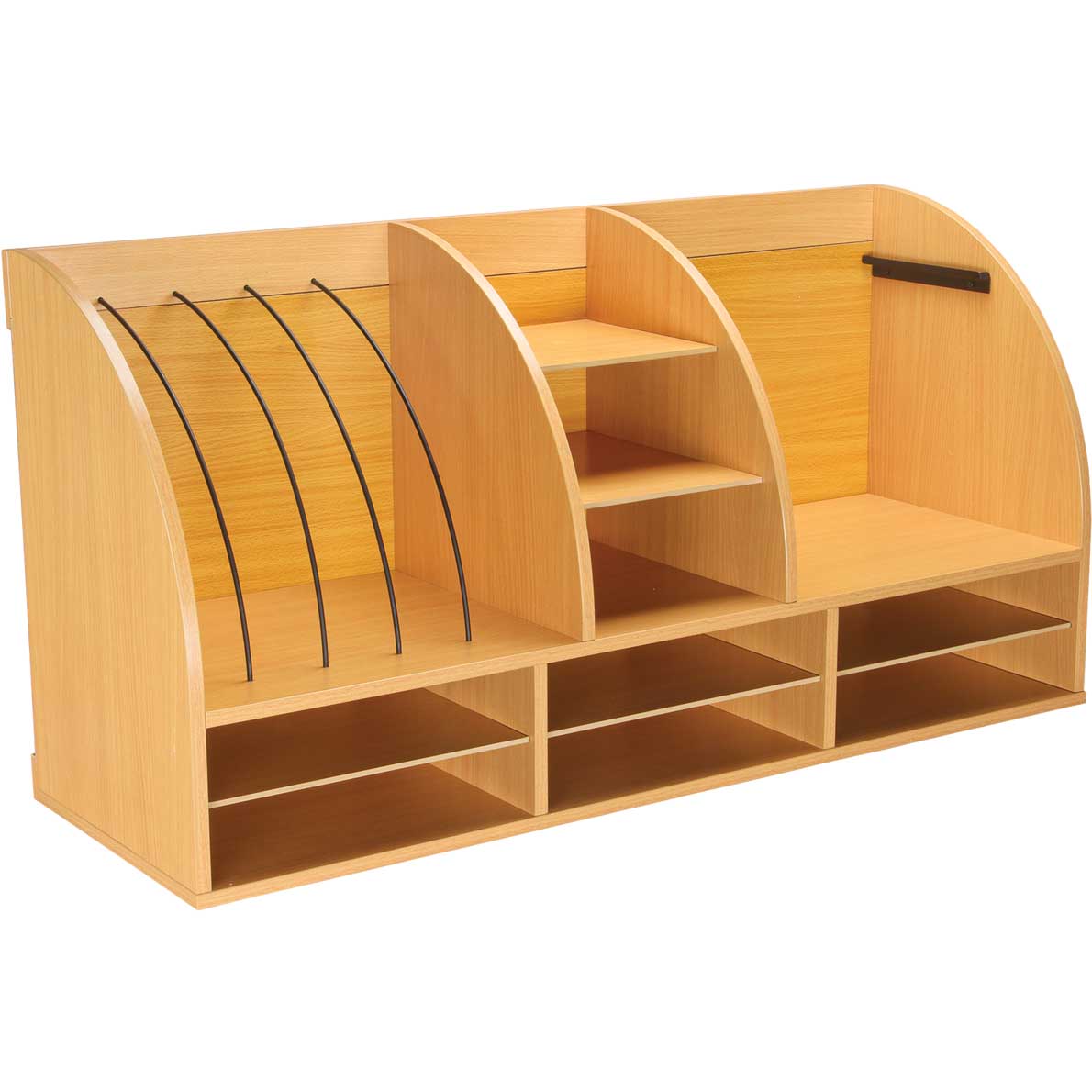 Teacher's Desk Organizer With Dry Erase Board