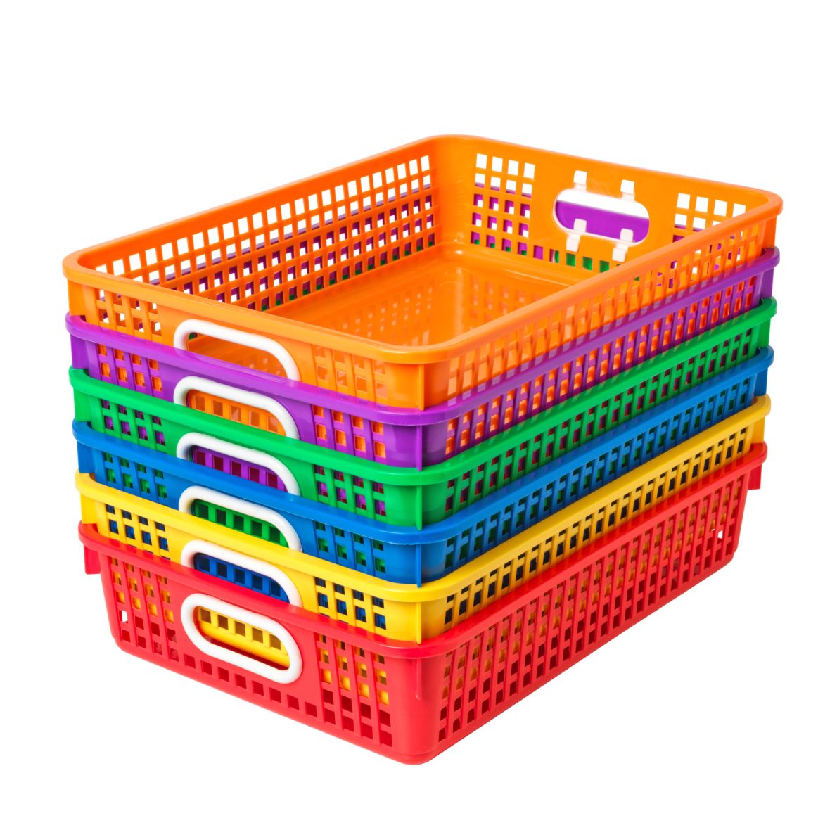 Group Colors For 6 Classroom Paper Baskets 6 baskets