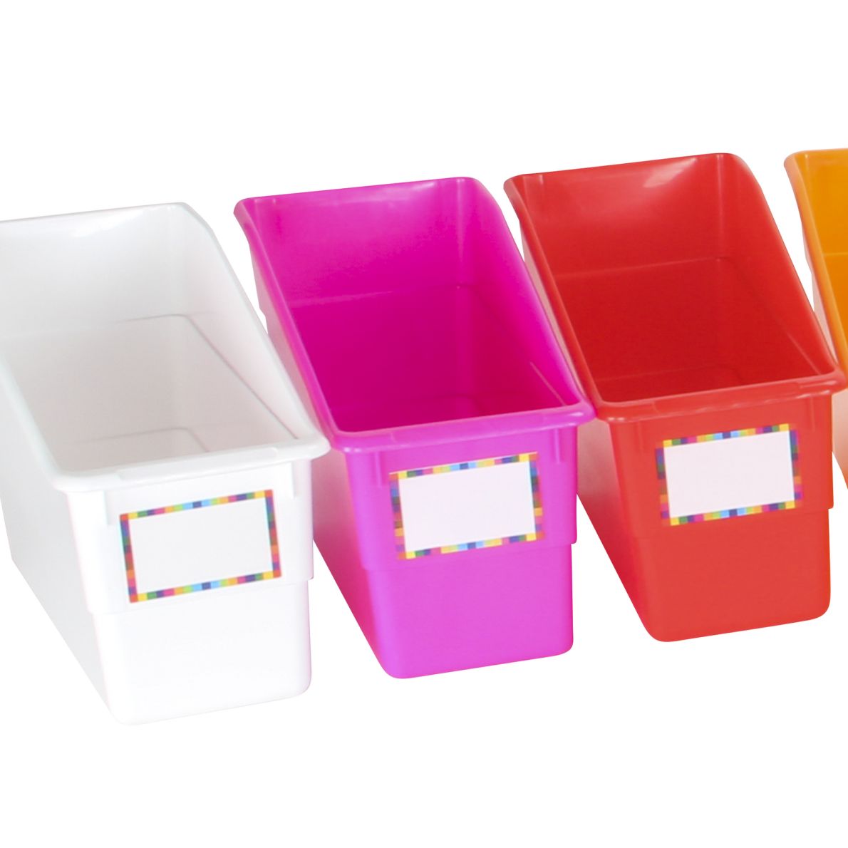 Durable Book And Binder Holders 12Pack Rainbow