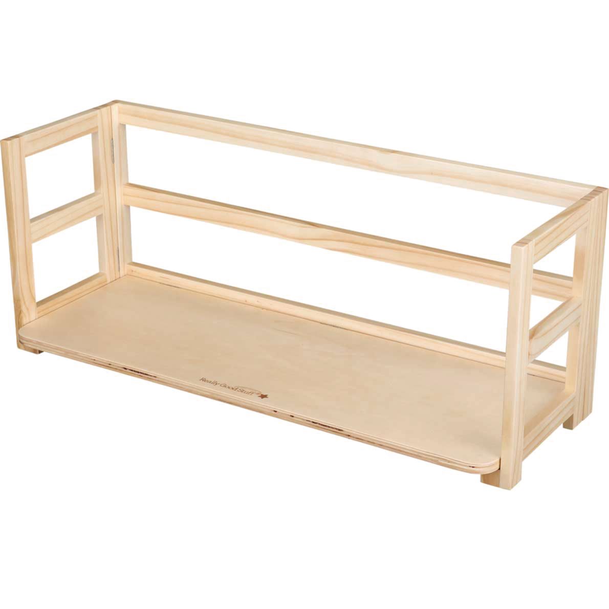 Folding Book Rack Oak