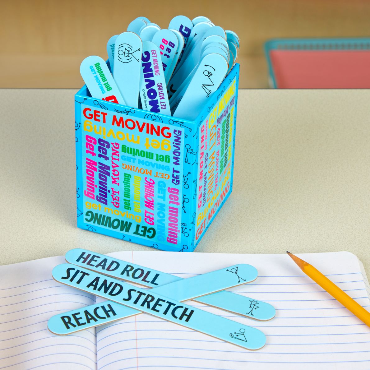 Really Good Stuff® Get Moving Sticks - 36 sticks