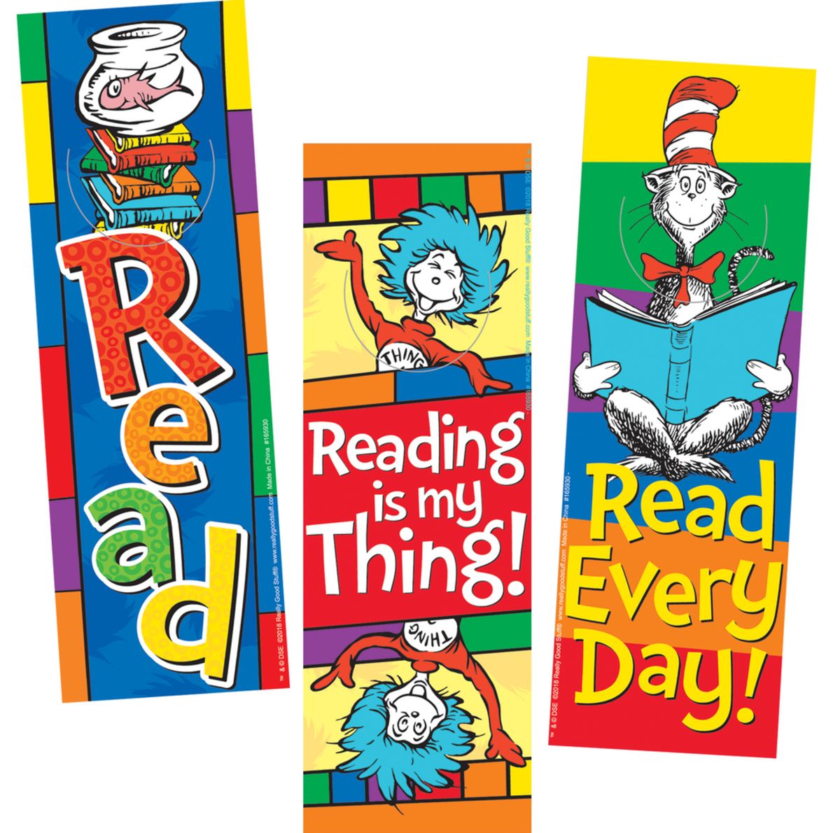 Dr Seuss Printable Bookmarks