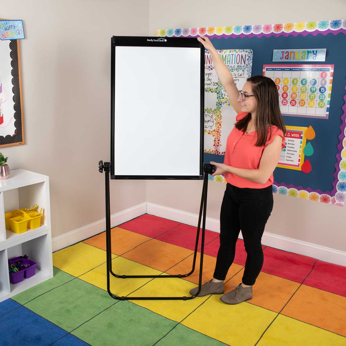 Portable Dry Erase Easel 35" By 23" 1 easel
