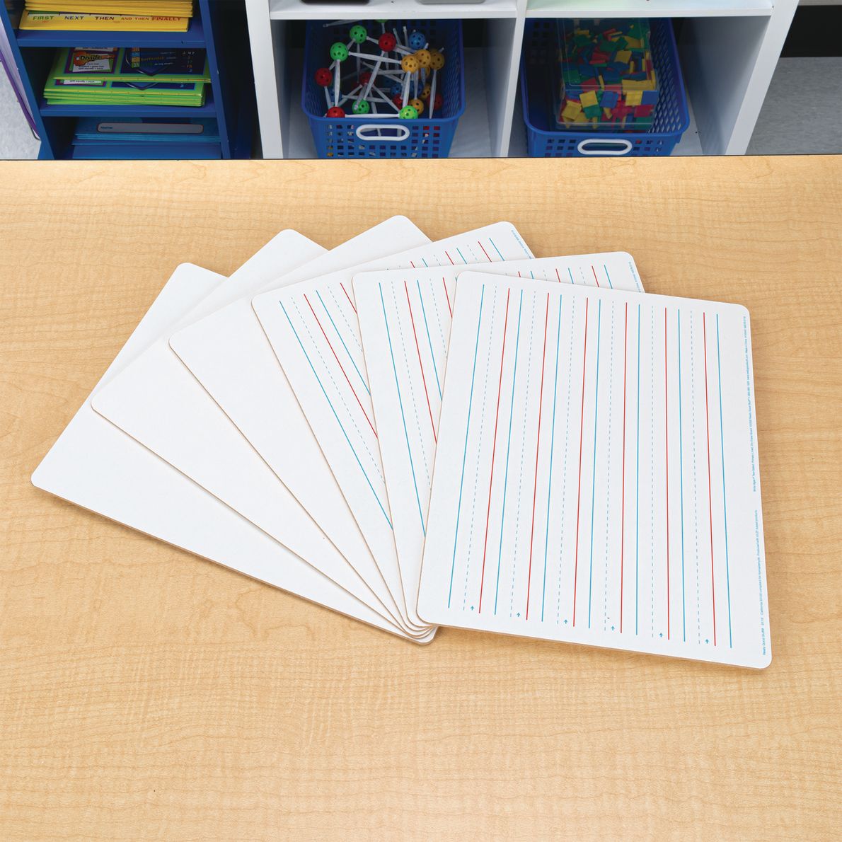 Slant And Stand Whiteboard Kit 6 stands, 6 boards