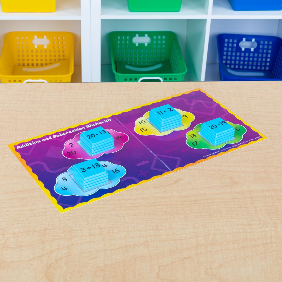 Addition And Subtraction Basic Facts Stacking Tiles Game 1 game