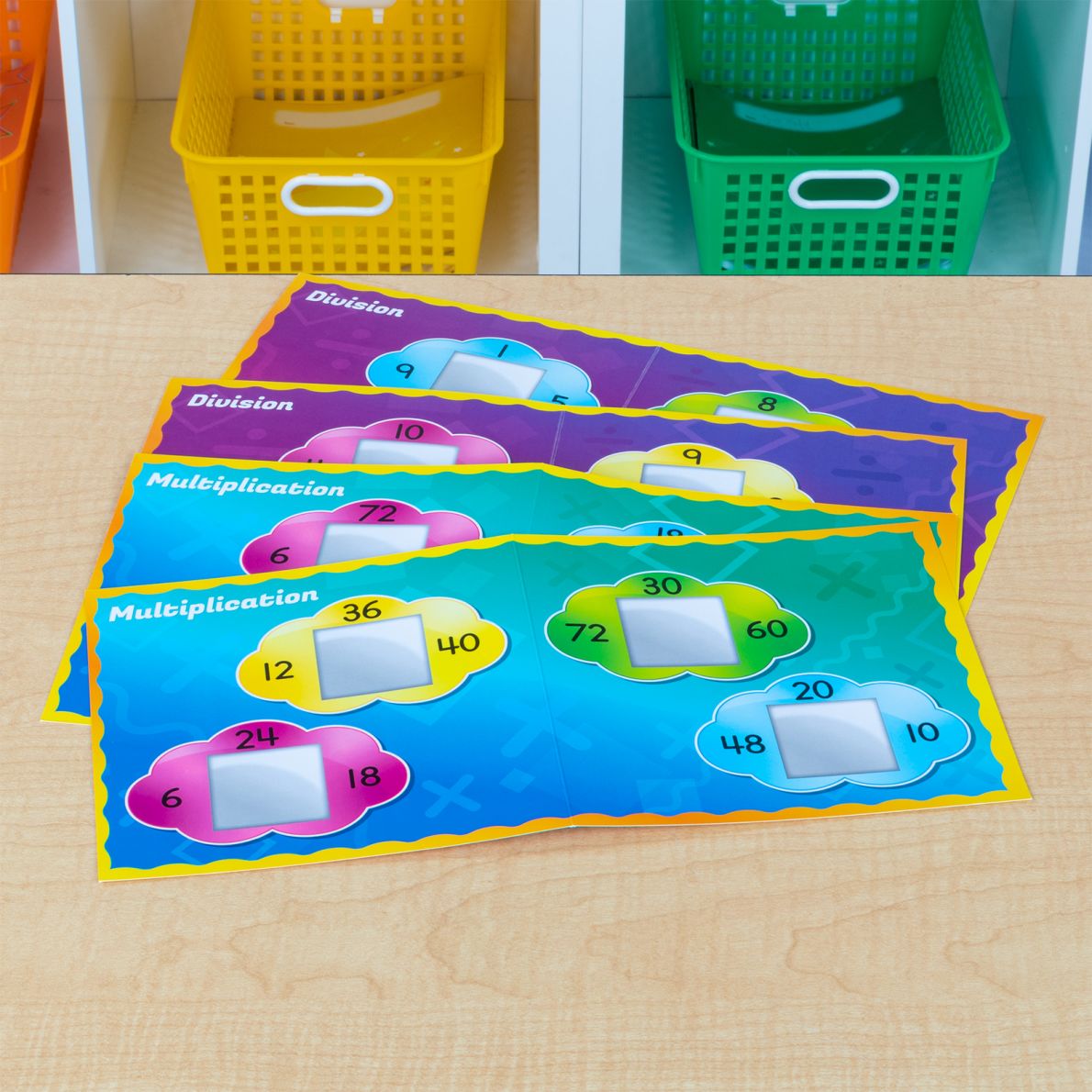 Multiplication And Division Basic Facts Stacking Tiles Game 1 game