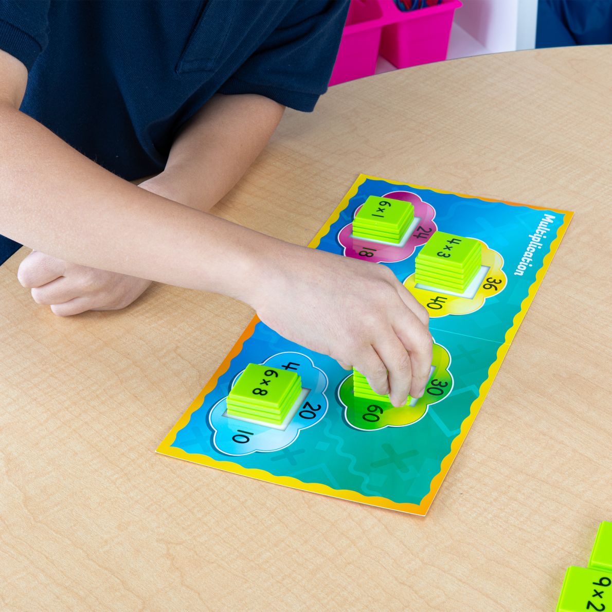 Multiplication And Division Basic Facts Stacking Tiles Game 1 game