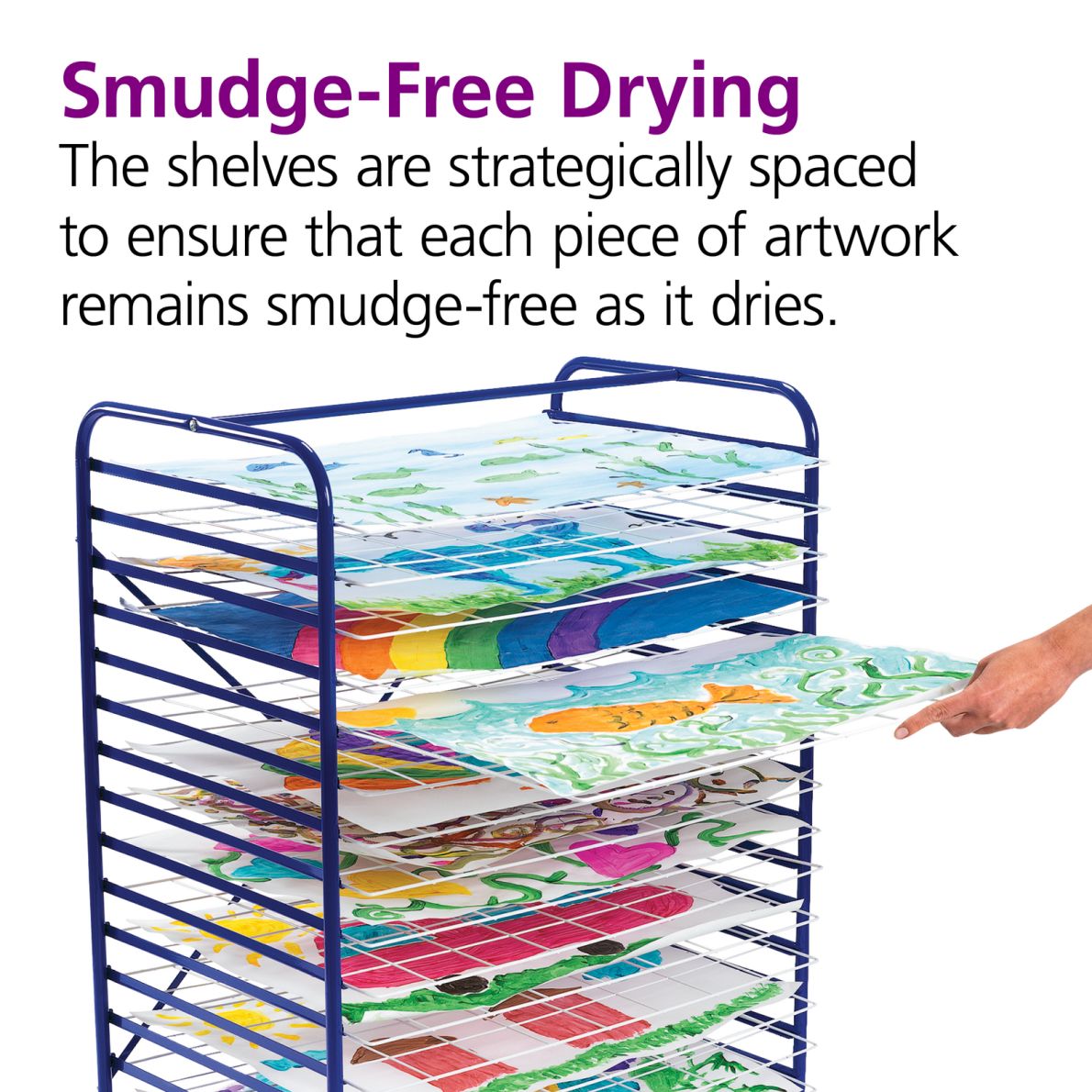 Colorations® Mobile Classroom Drying Rack