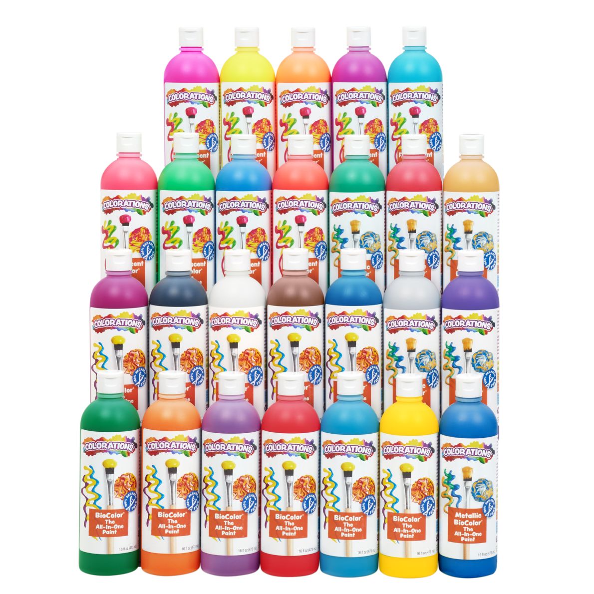 BioColor® Paint by Colorations® Original, Fluorescent and Metallic