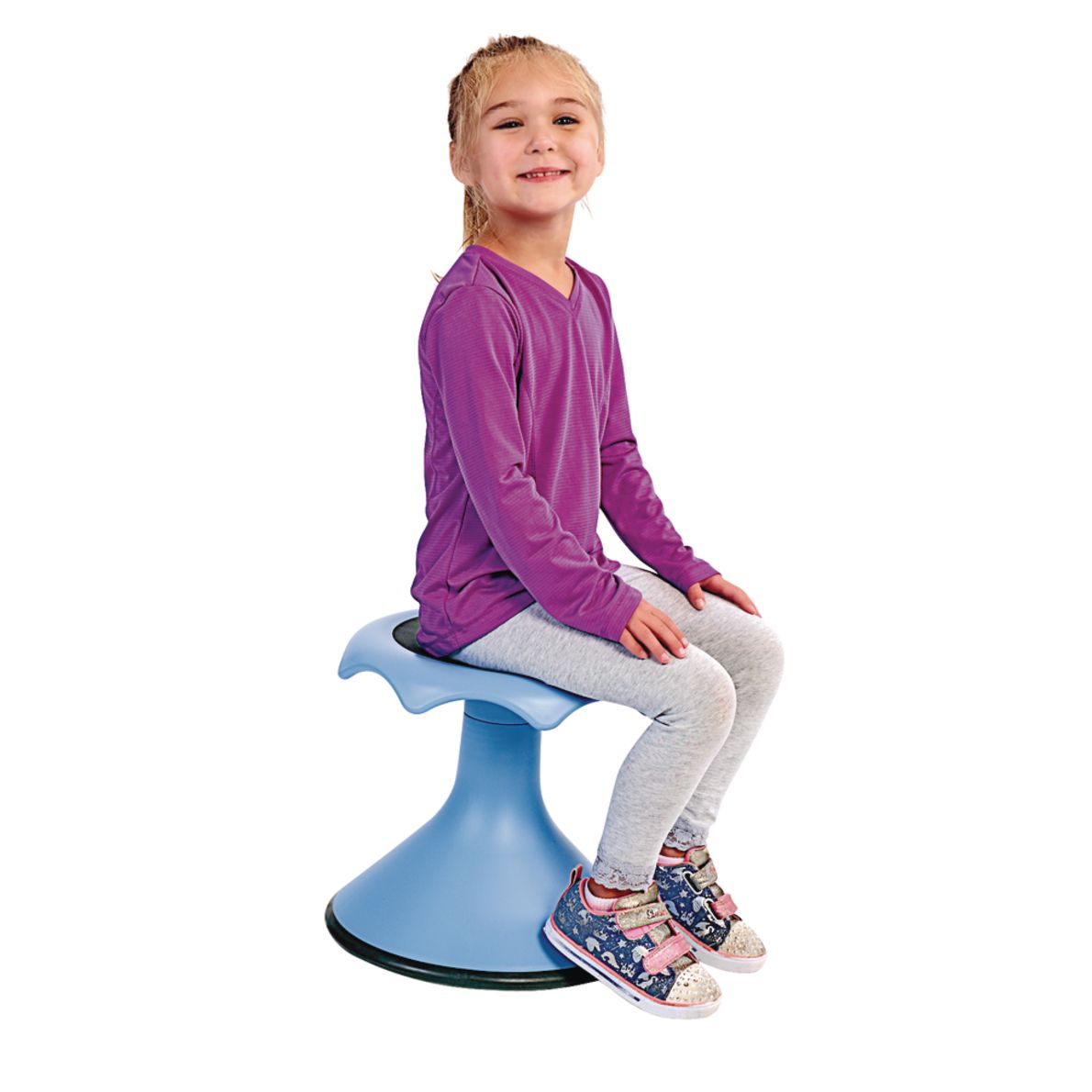 12" Hokki Stool Light Blue 1 stool