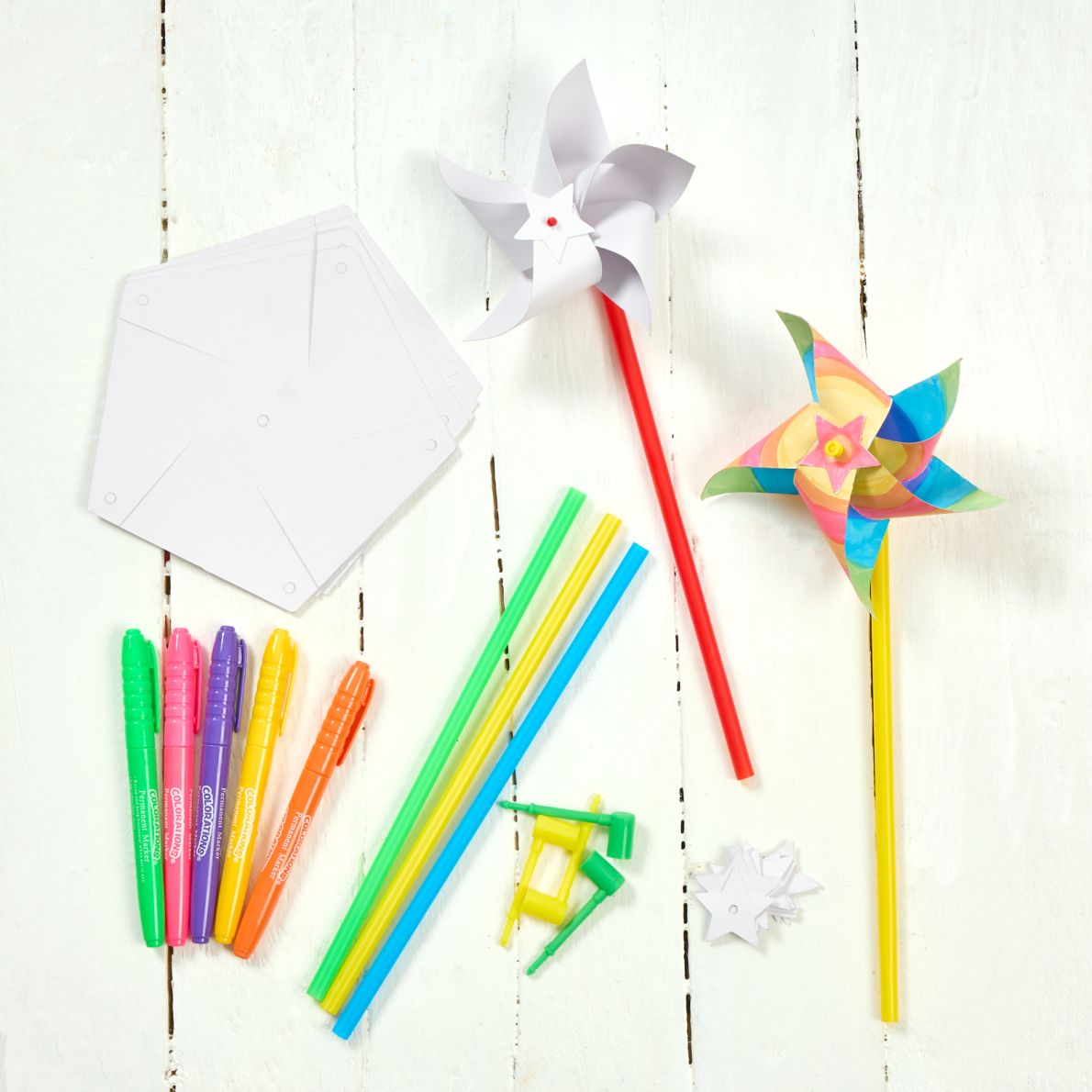 Colorations® Design Your Own Pinwheel - Kit for 24