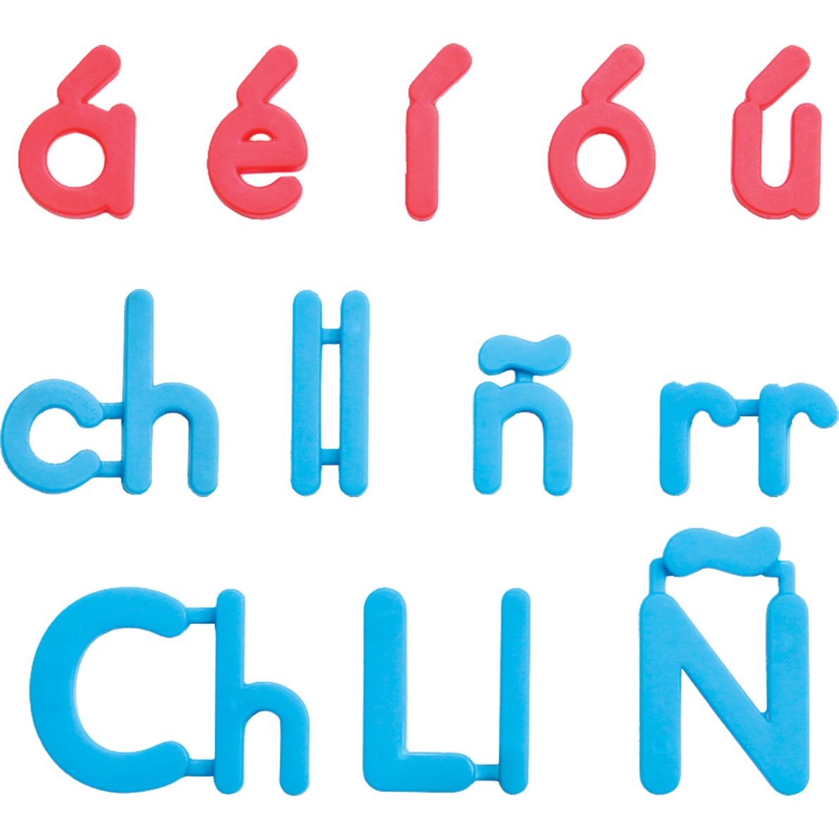 Spanish Plastic Letters with Storage Case