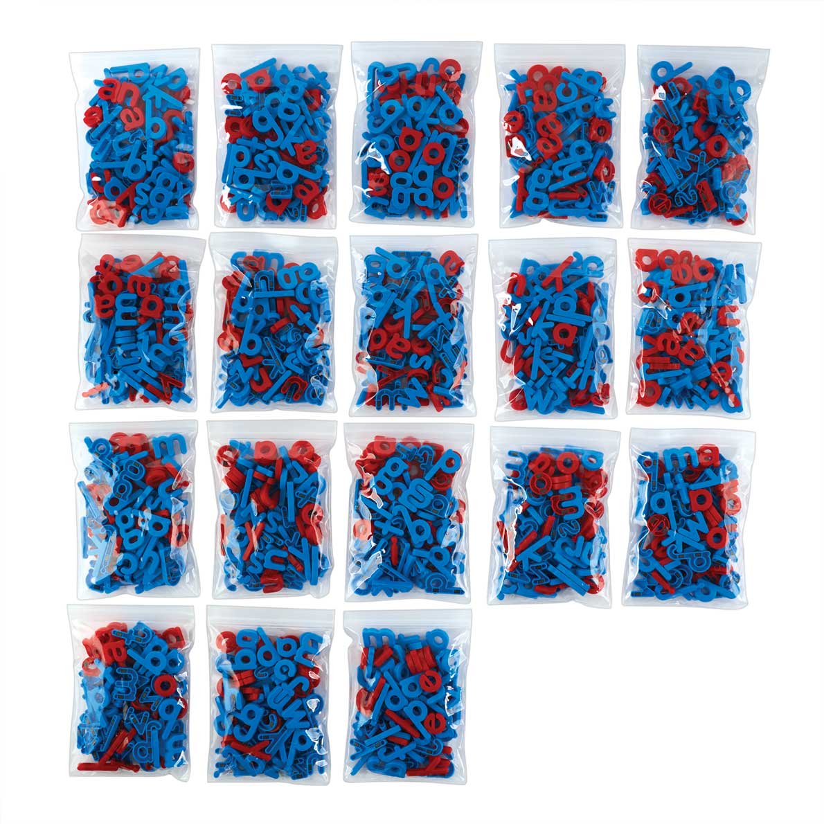 EZread Color-Coded Plastic Magnetic Letter Kits - lowercase 1,440 ...