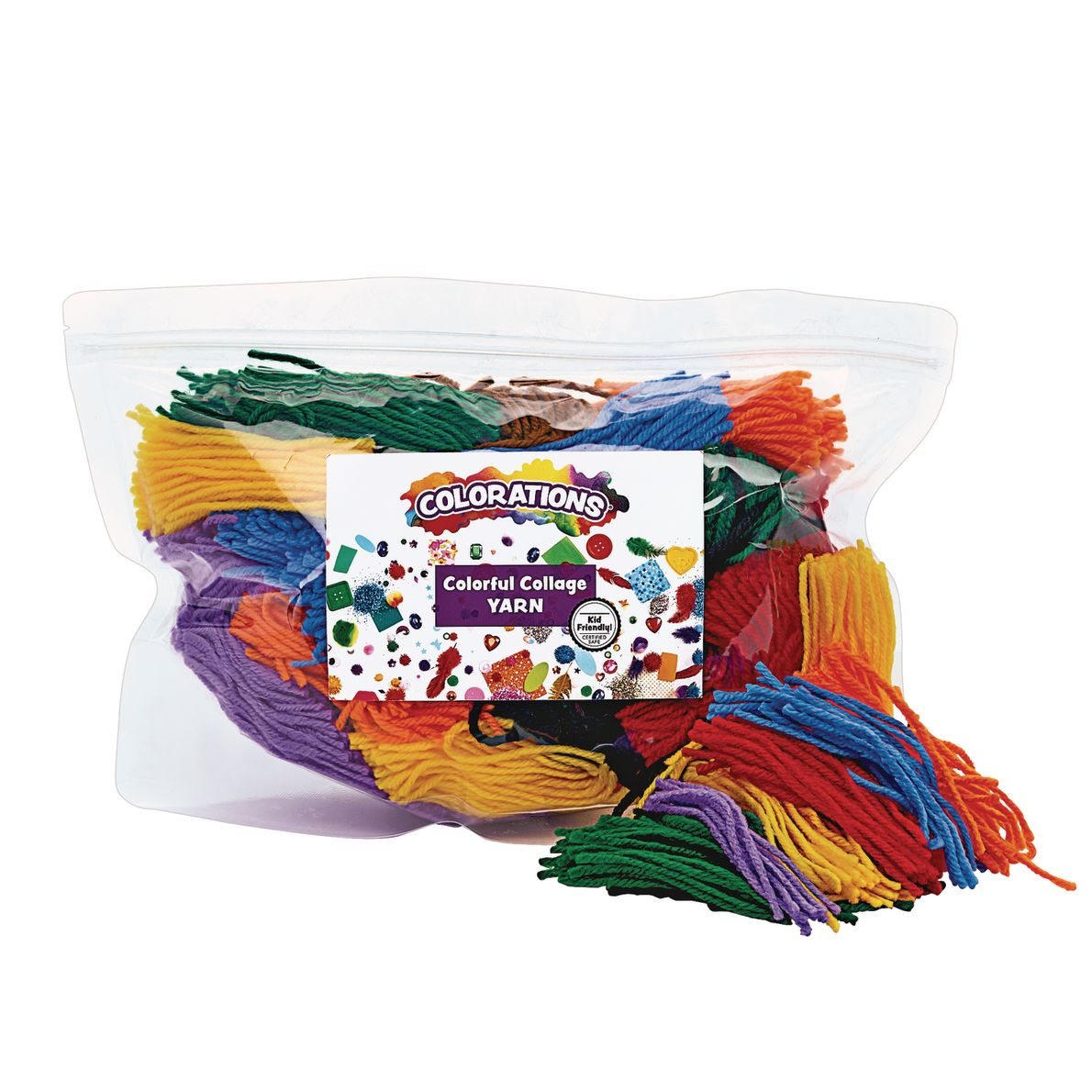 Colorful Collage Yarn 2500 Pieces