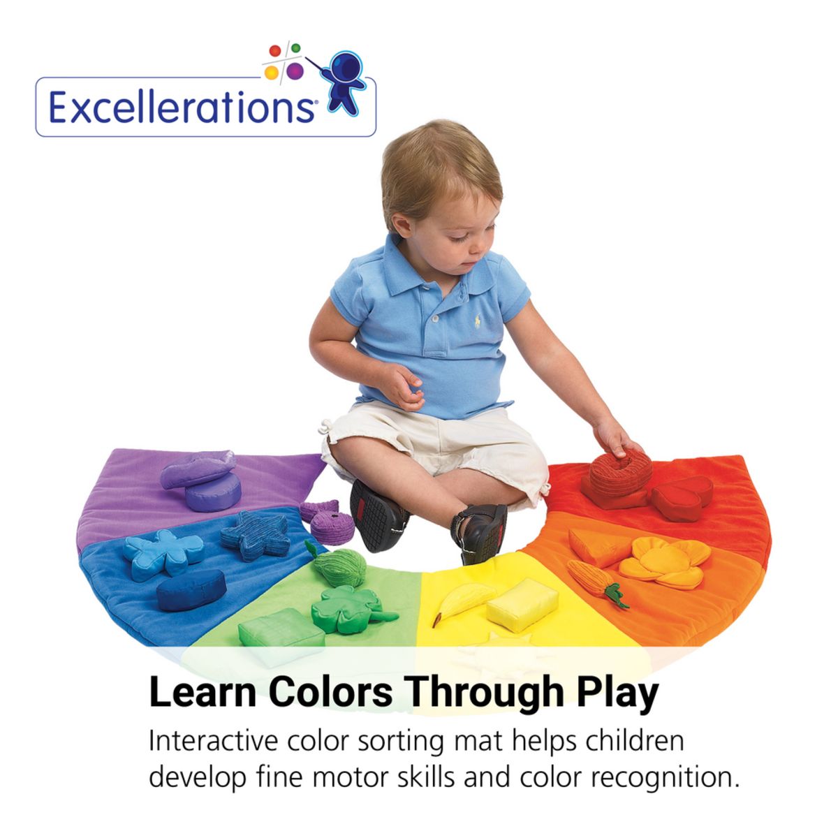 Excellerations® Color Sorting Mat - 20 Pieces