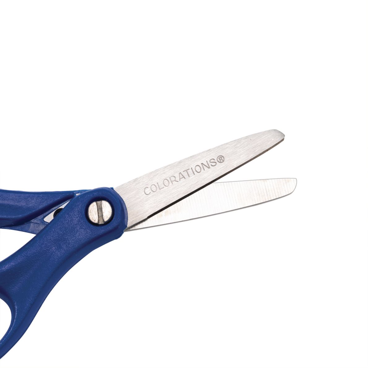 Set of 12 Plastic Scissors and 2 Scissor Holders