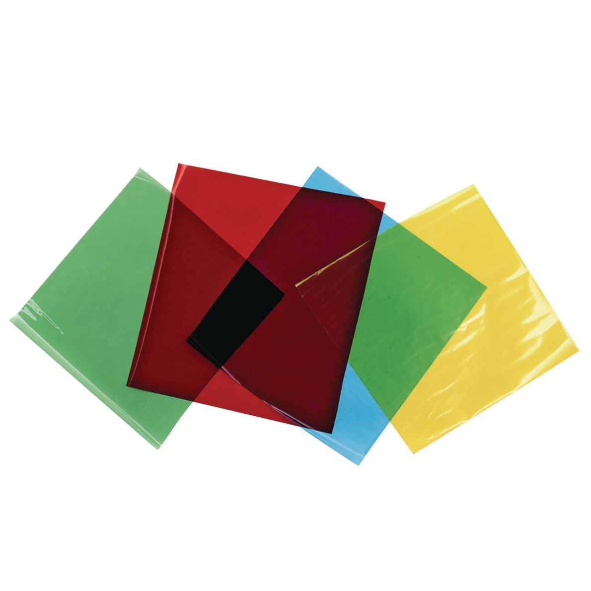 Colorations Cellophane Rolls Set of 4 Colors