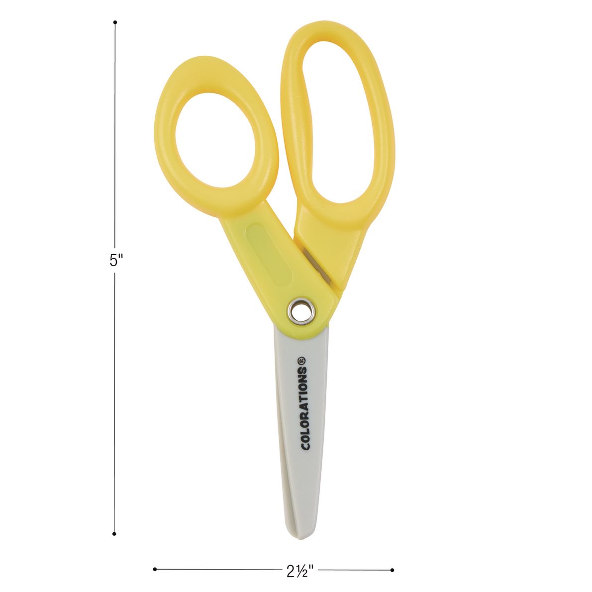 Colorations Scissors Colorations® 24 Blunt Tip Scissors Value Pack, Plastic Blades
