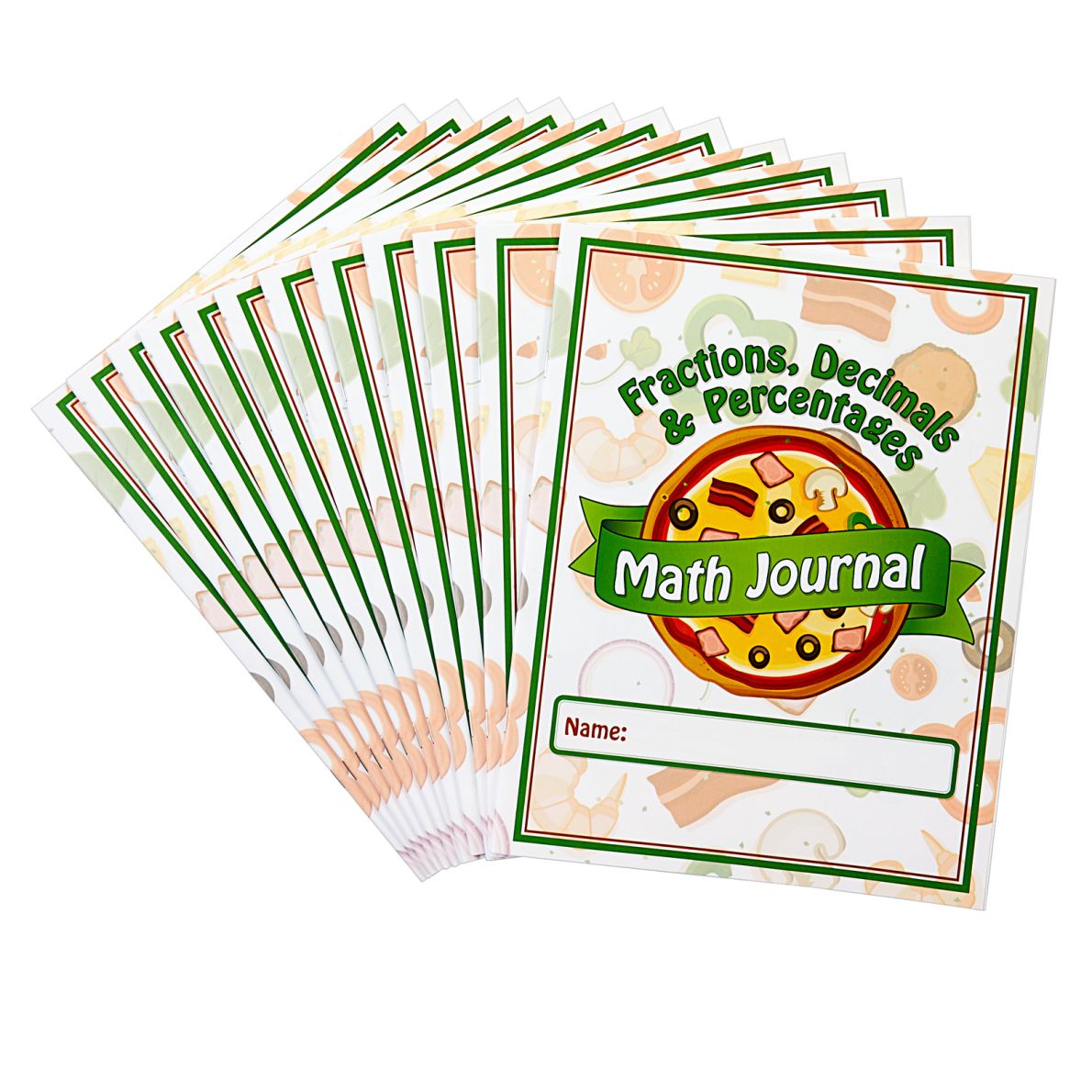 Really Good Stuff® Fractions, Decimals, and Percentages Math Journals ...
