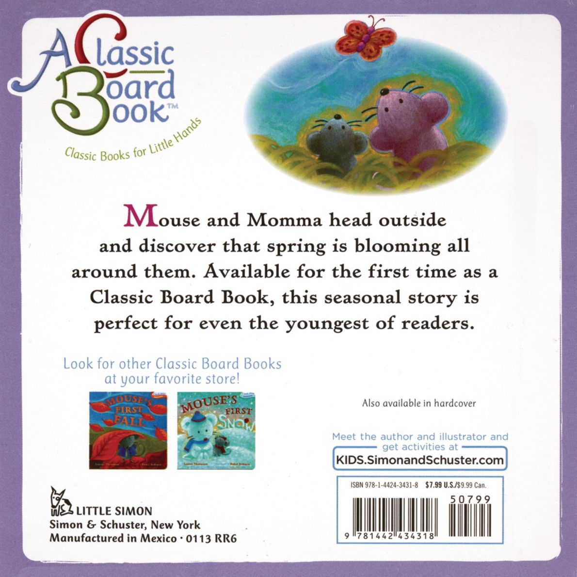 Mouse's First Spring Board Book