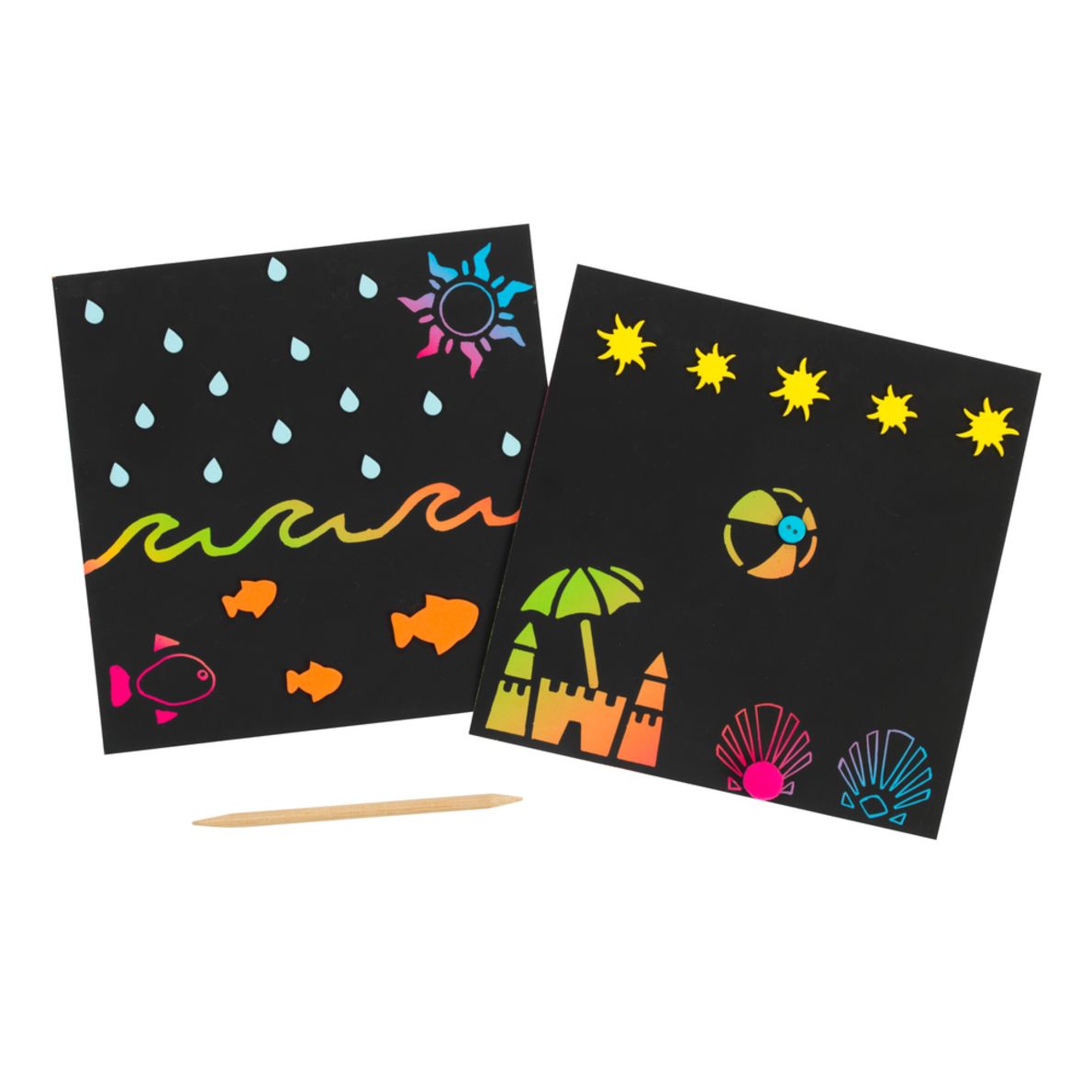 Colorations® Summer Scratch Art Kit