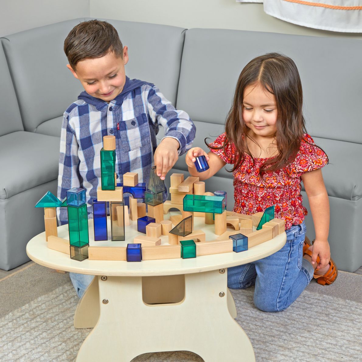 Excellerations® Wood and Calm Blocks - 100 pieces