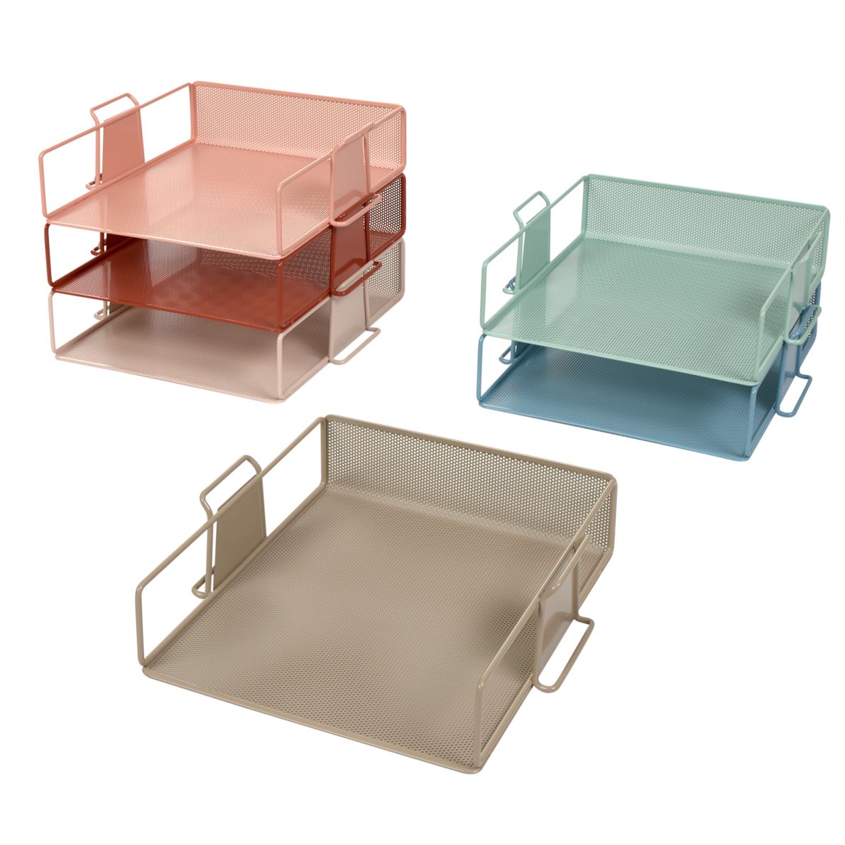 Really Good Stuff® Stackable Letter-Size Wire Rack™ - Boho