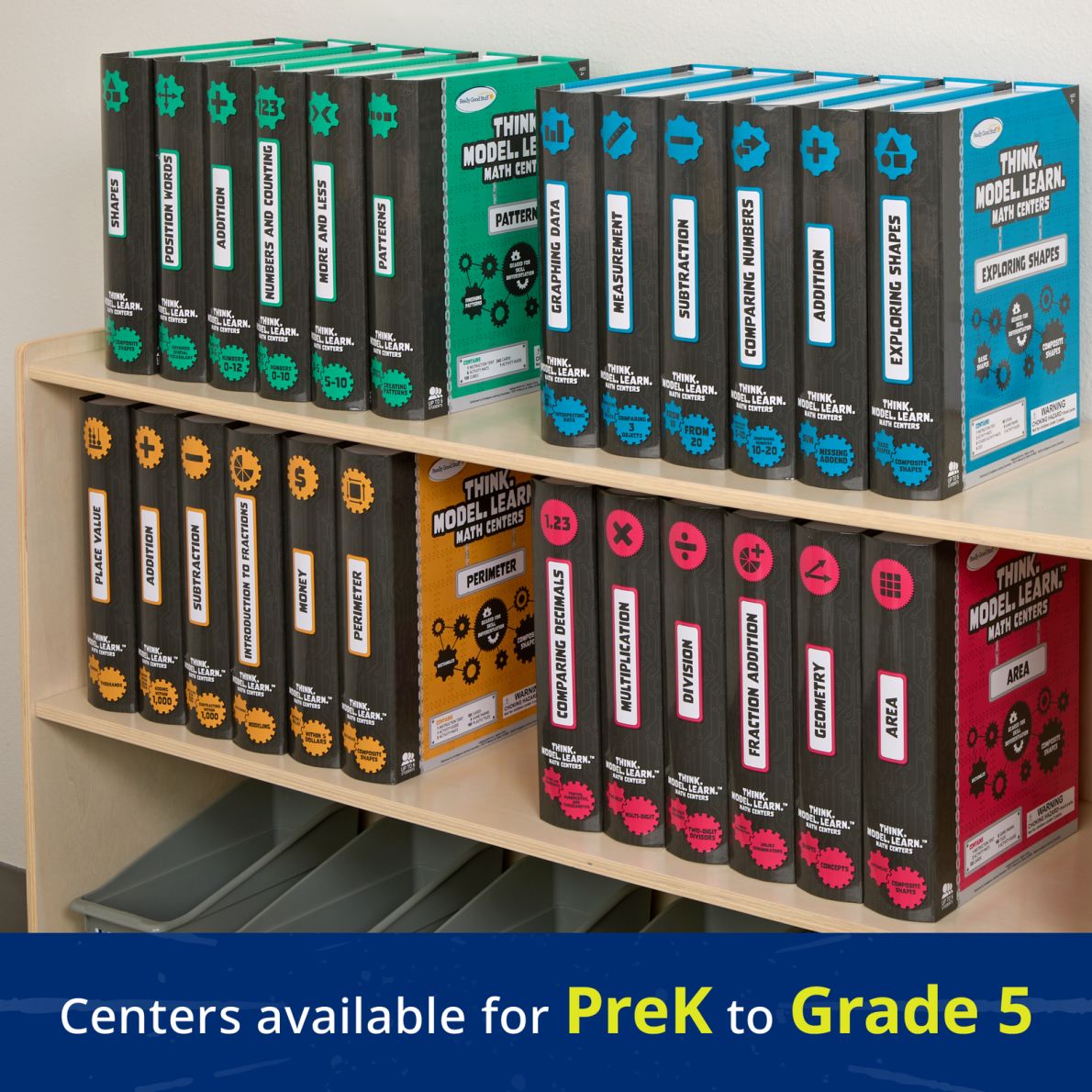 Think Model Learn â Math Centers â Prek Tk â Complete Set