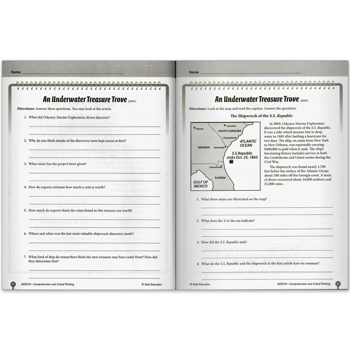 Comprehension and Critical Thinking - TIME For Kids® - Grade 4
