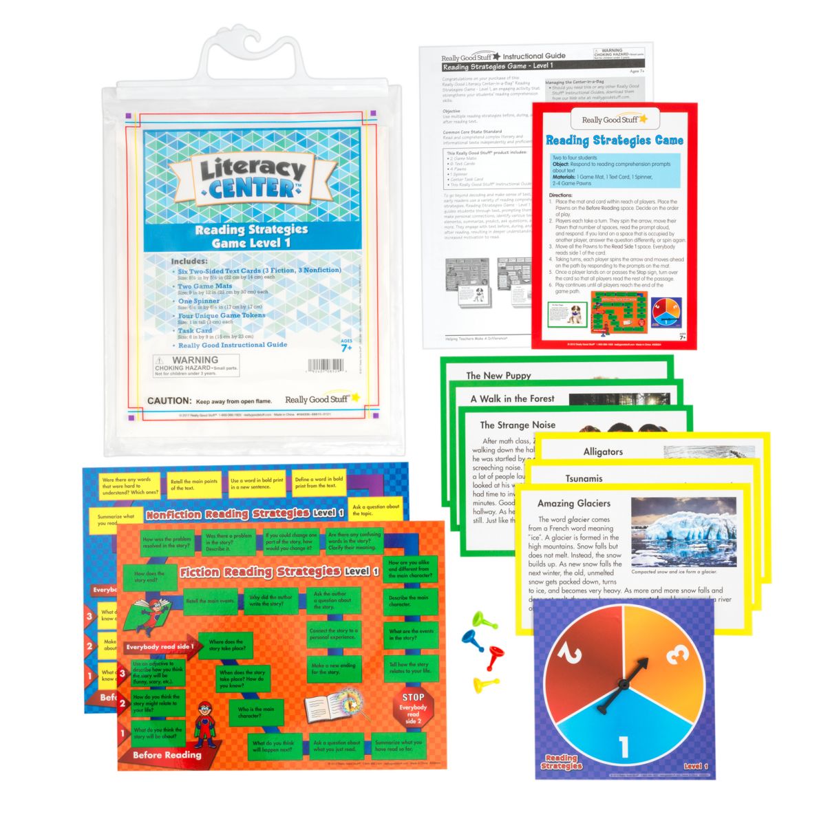 Reading Strategies Game Level 1 Literacy Center™ 1 literacy center