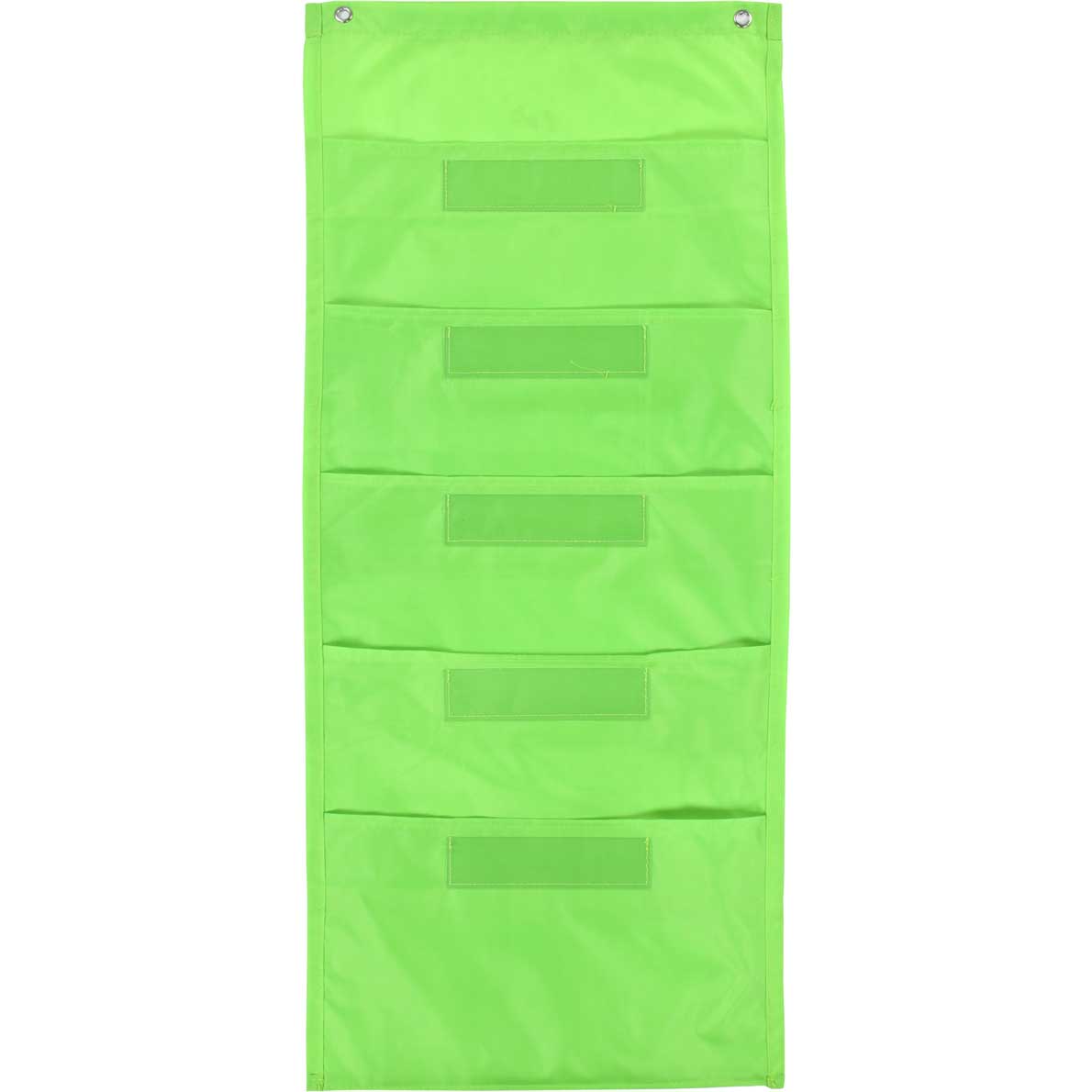 File Folder Storage Pocket Chart And Folders Set Lime Green
