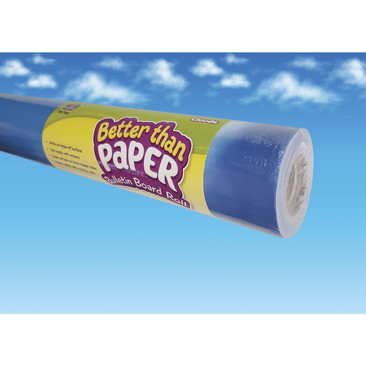 Better Than Paper Bulletin Board Rolls Clouds 1 roll