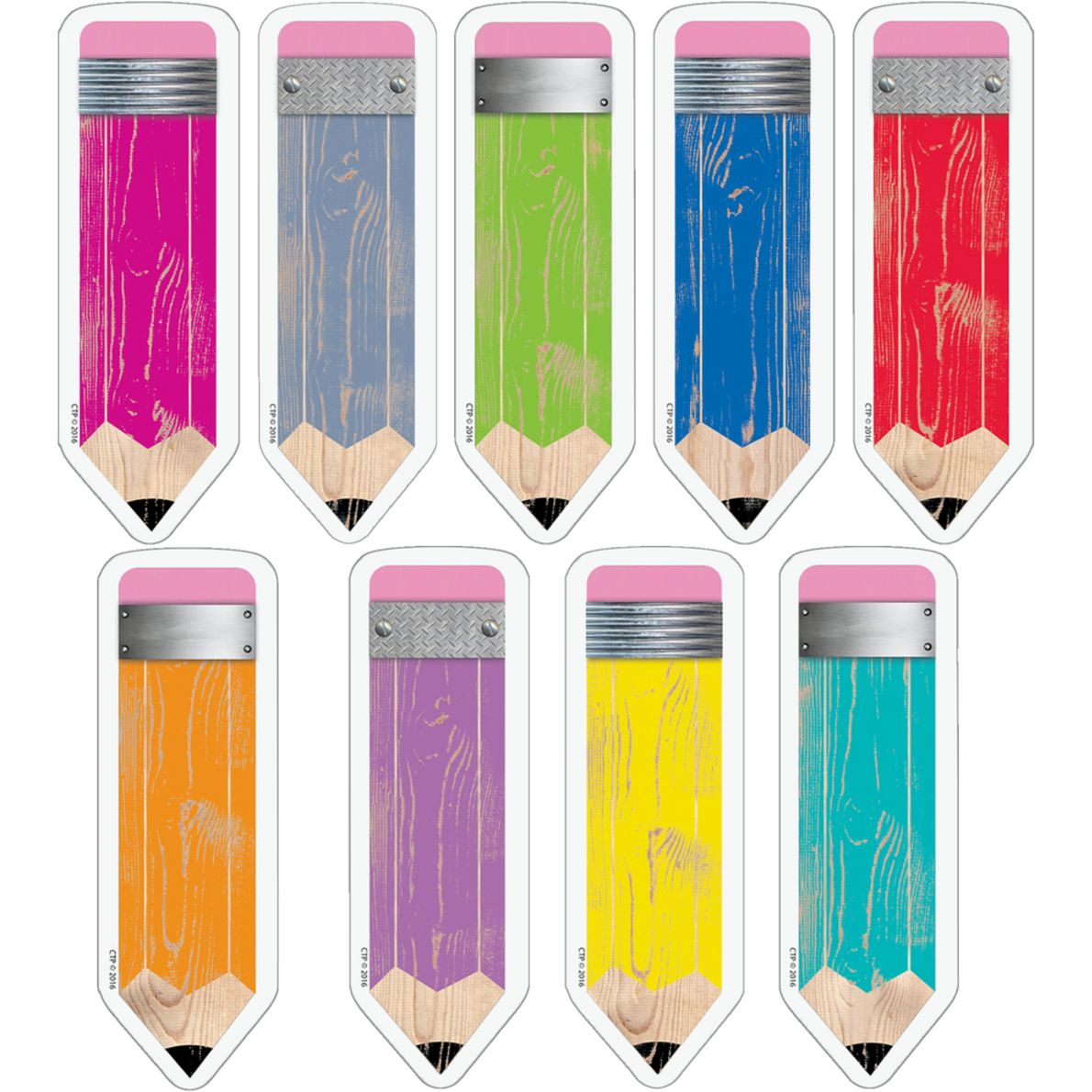 Upcycle Pencils 6" Designer Cutouts